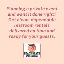 Rent portable toilets for all your private events
